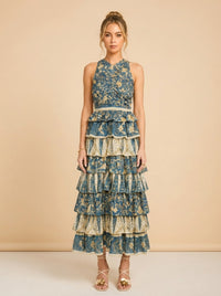 Ariah Sleeveless Dress model_front
