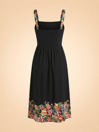 Black floral dress ghost_back