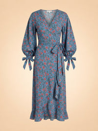 Blue and pink dress ghost_front