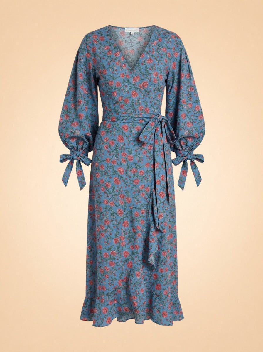 Blue and pink dress ghost_front