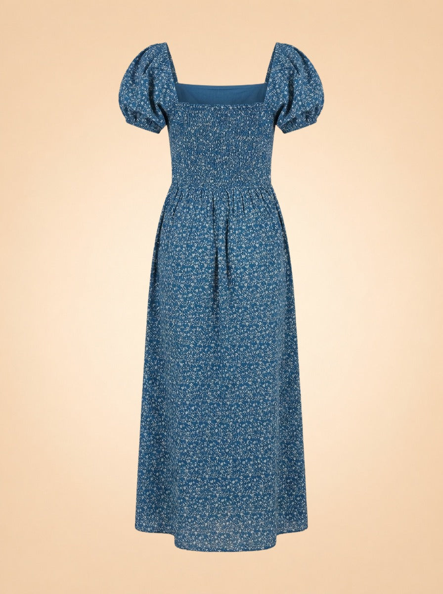 Blue dress ghost_back