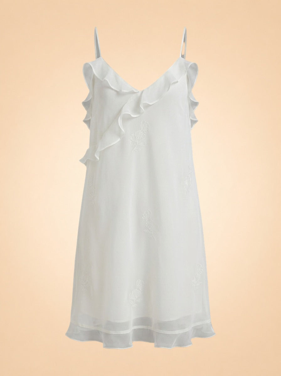 Bridal dress floral (white) ghost_front