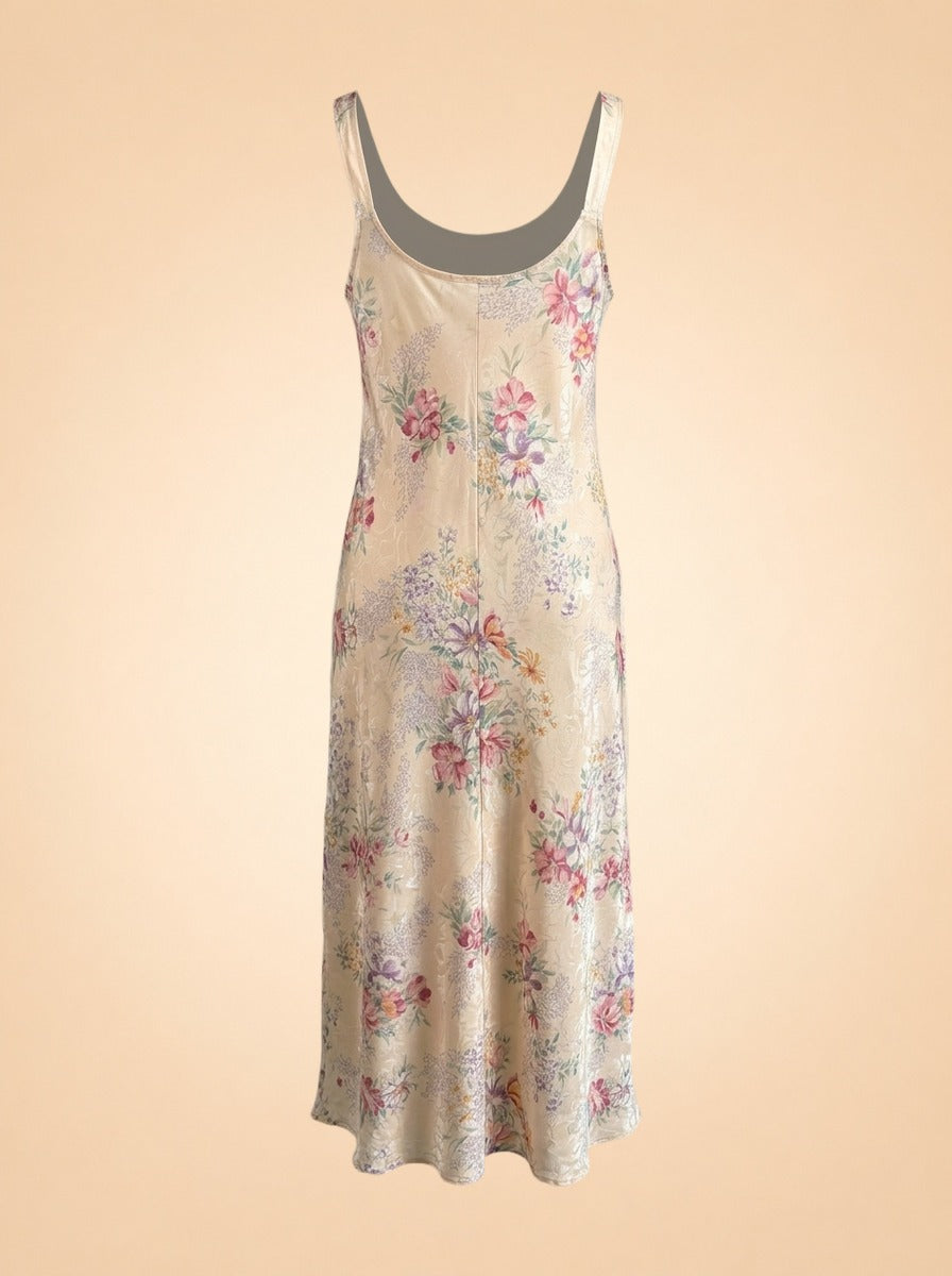 Bridal floral dress ghost_back