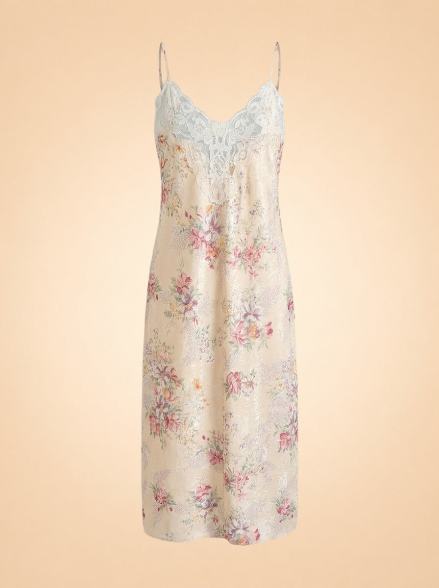 Bridal floral dress ghost_front