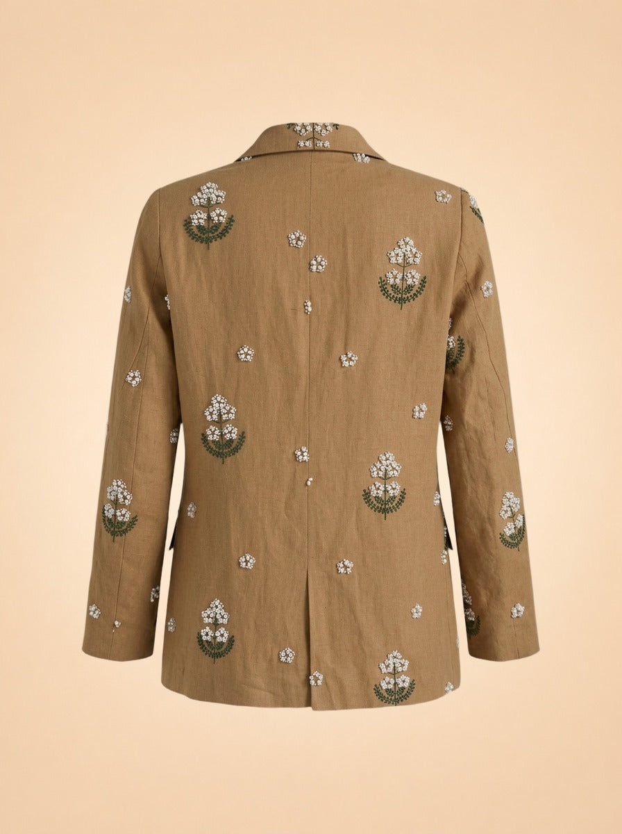 Brown jacket (embroidered) ghost_back