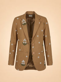 Brown jacket (embroidered) ghost_front