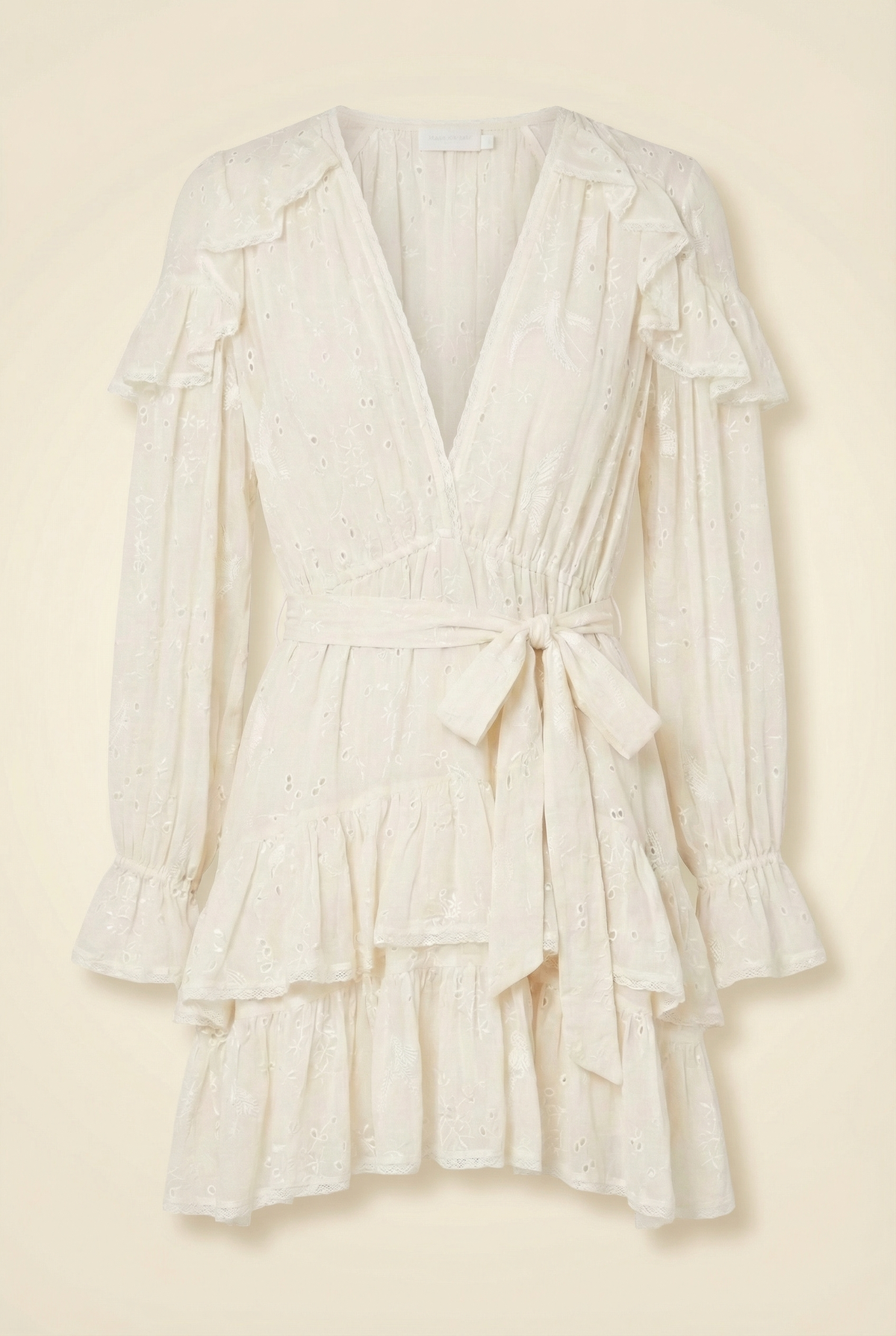 Cream Lace Coverup