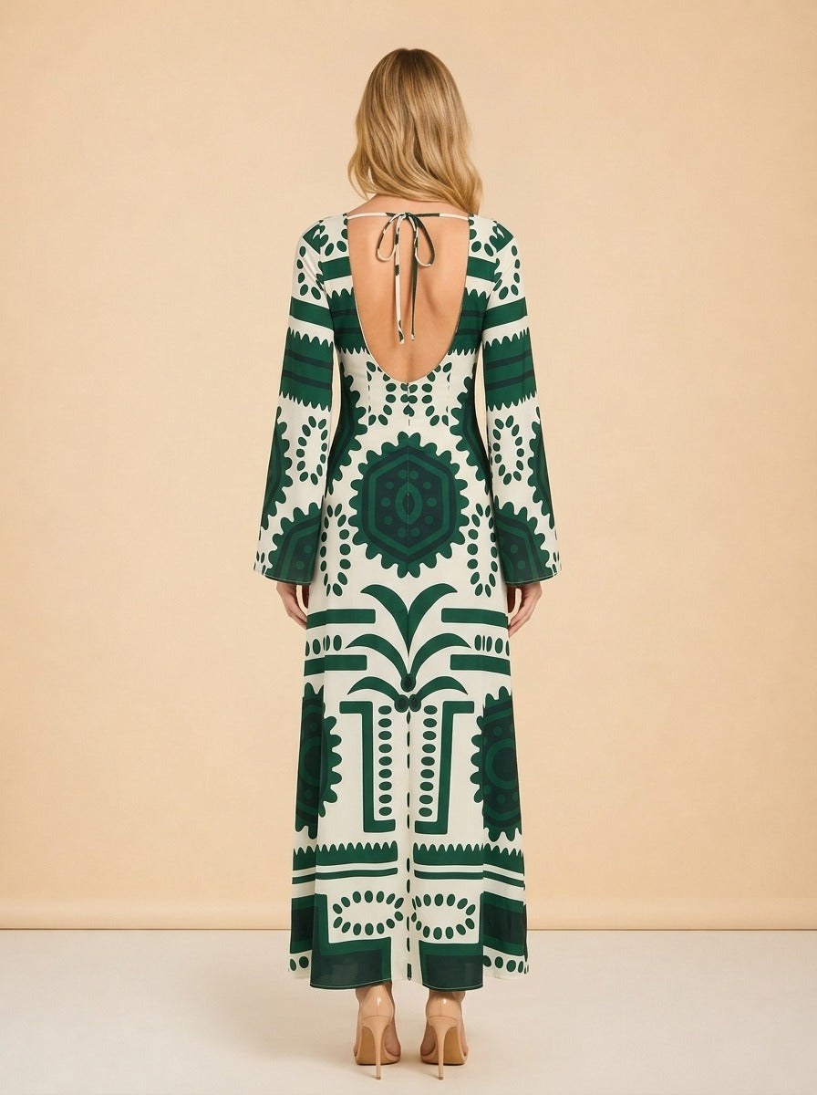 Caledeira Maxi Dress model_back