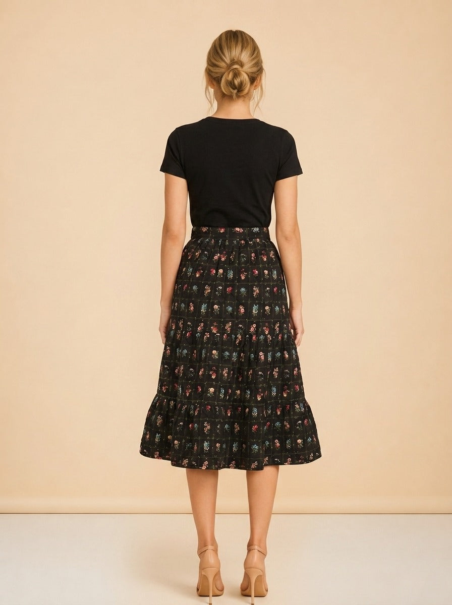 Celine Skirt model_back