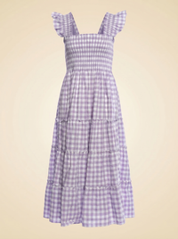 Hill House Nap Dress Purple Gingham