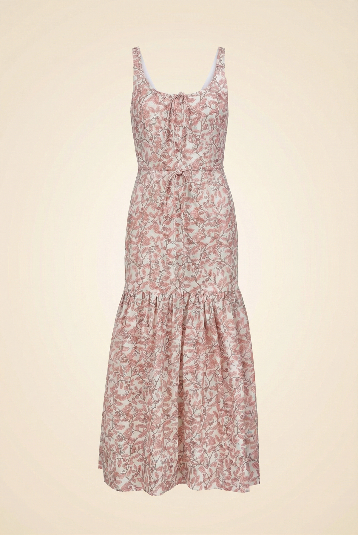 Coco Shop Double Drawstring Dress in Pink Limes