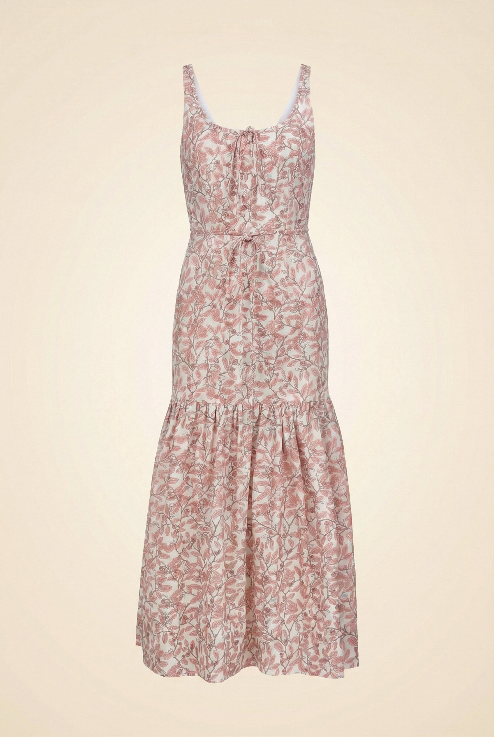 Coco Shop Double Drawstring Dress in Pink Limes