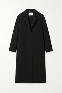 COS Minimalist Coat in Black - Front View