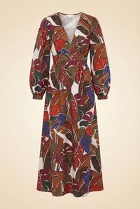 Deep V-Neck Maxi Dress