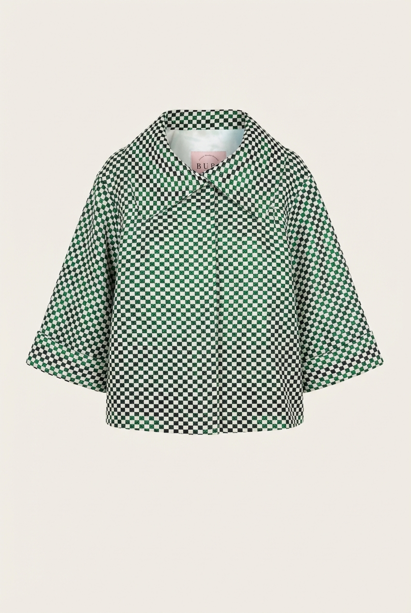 Cropped Grace Coat - Front