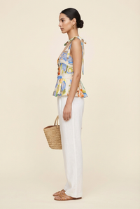 Wylie Tie Shoulder Printed Top - Model #3