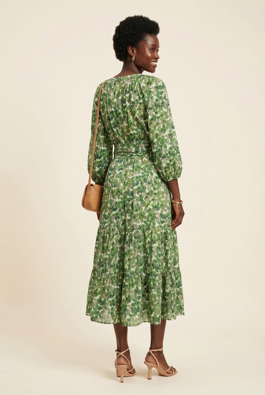 Viridian Grove Lyles Dress - Model #4