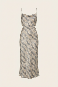 Python Midi Dress - Front