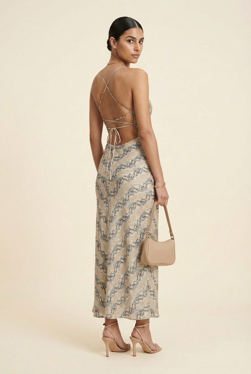 Python Midi Dress - Model #4