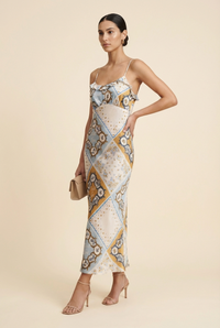 Aribella Silk Dress - Model #2