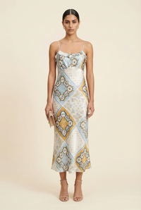 Aribella Silk Dress - Model #1