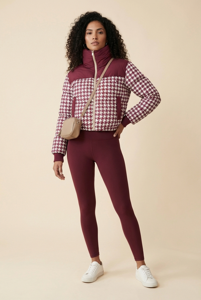 Cropped Bomber Ski Jacket