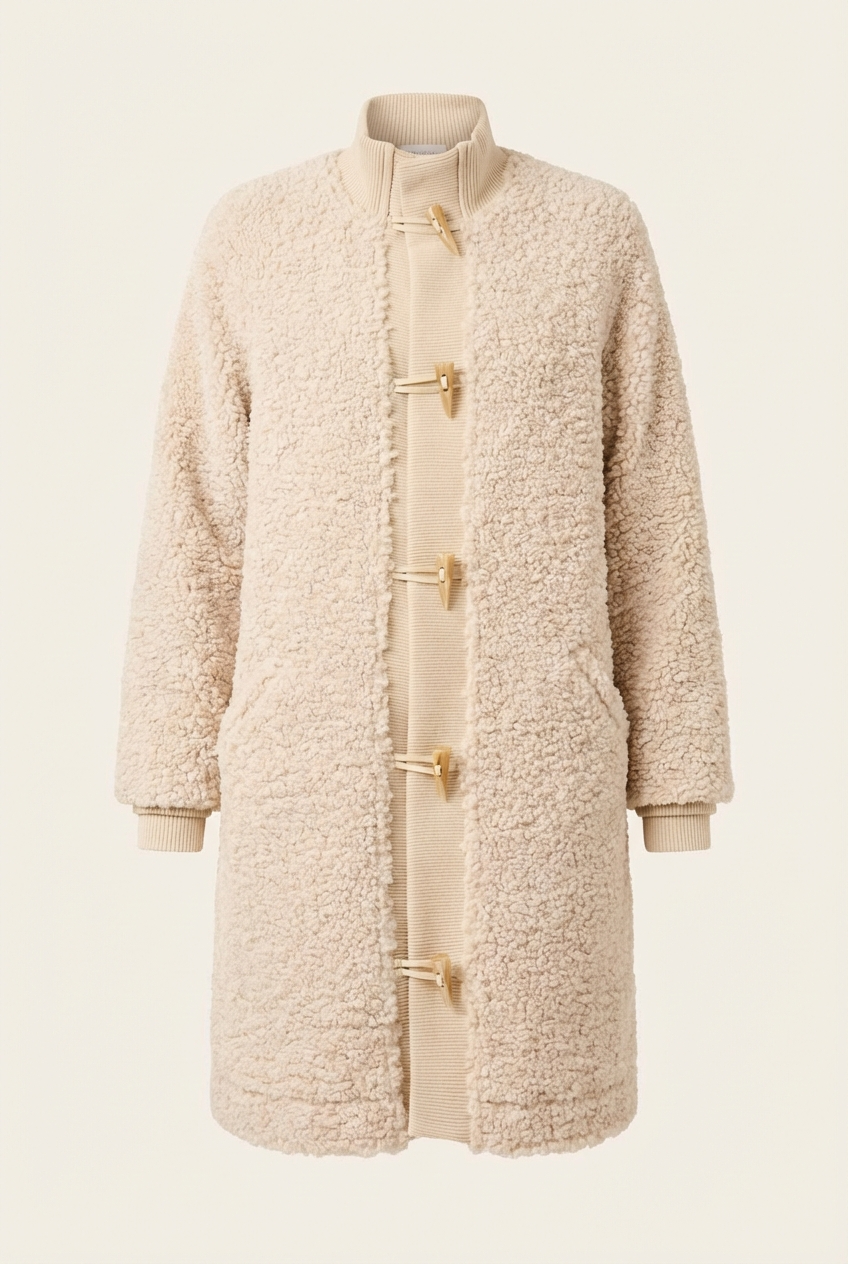Angelina Coat in Caribou - Front