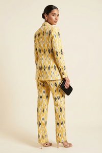 Ikat Blazer & Pants Set