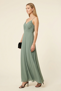 Cebba Georgette Maxi Dress - Model #2