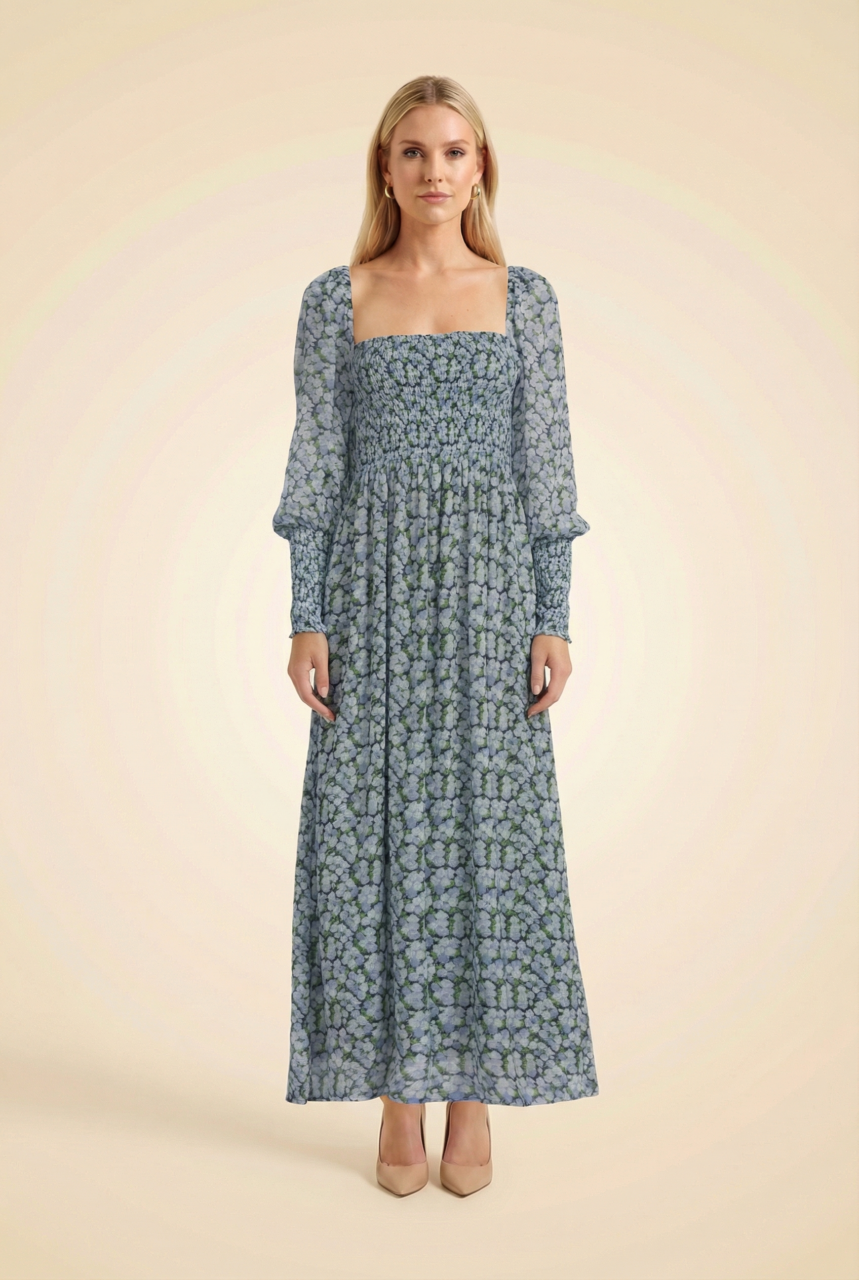 The Grace Pansy Maxi Nap Dress