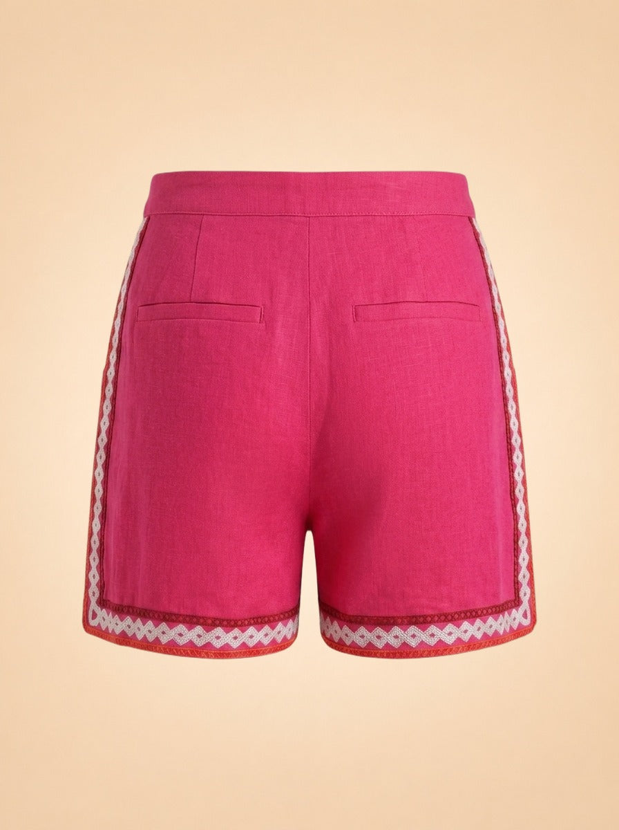 Embroidered Linen Set