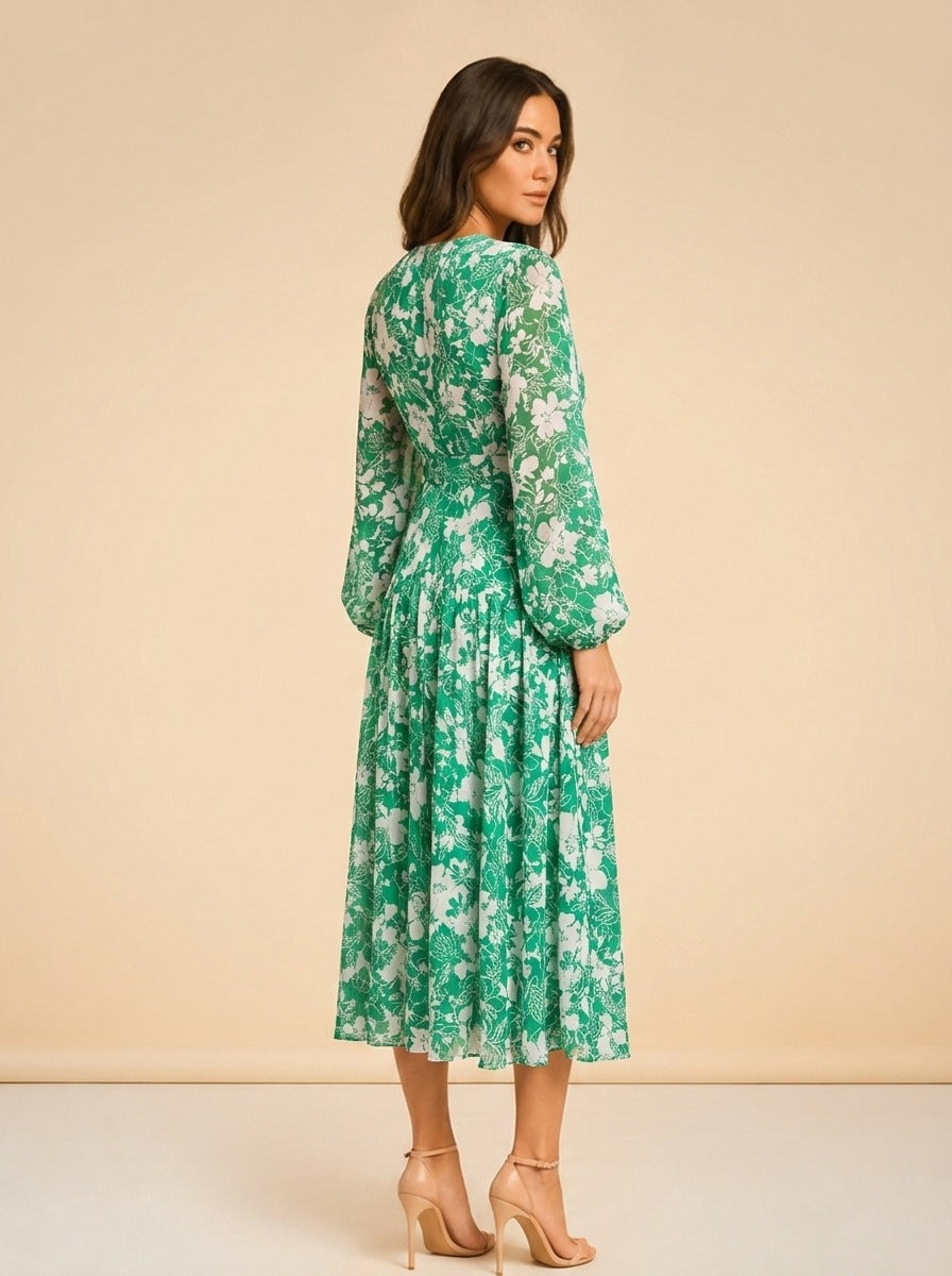 Emerald Floral model_over_shoulder