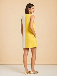 Etta Scallop Mini Dress by Mestiza — over the shoulder