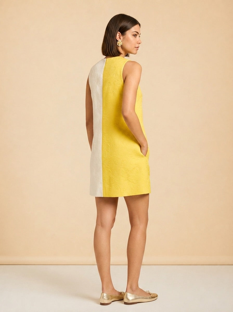 Etta Scallop Mini Dress by Mestiza — over the shoulder