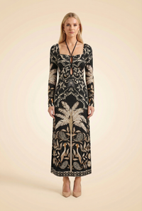 Fables of the Night Maxi-Dress - model