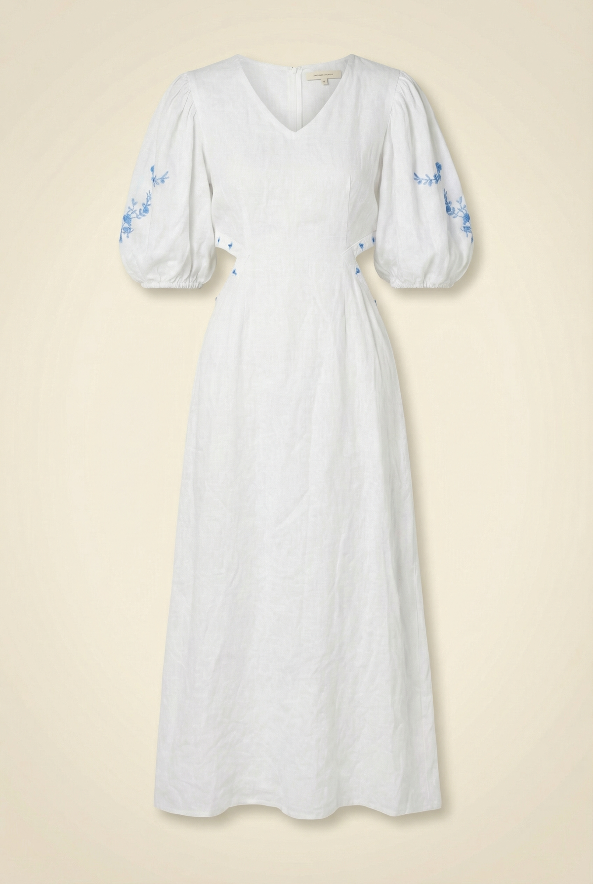White Linen Dress