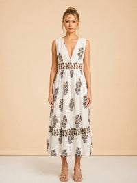 Floral Dress model_front