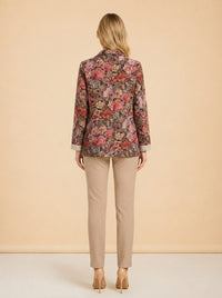 Floral jacket model_back