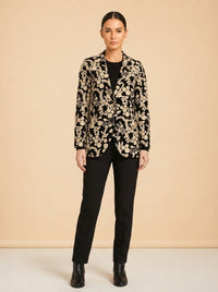 Floral Print Blazer model_front
