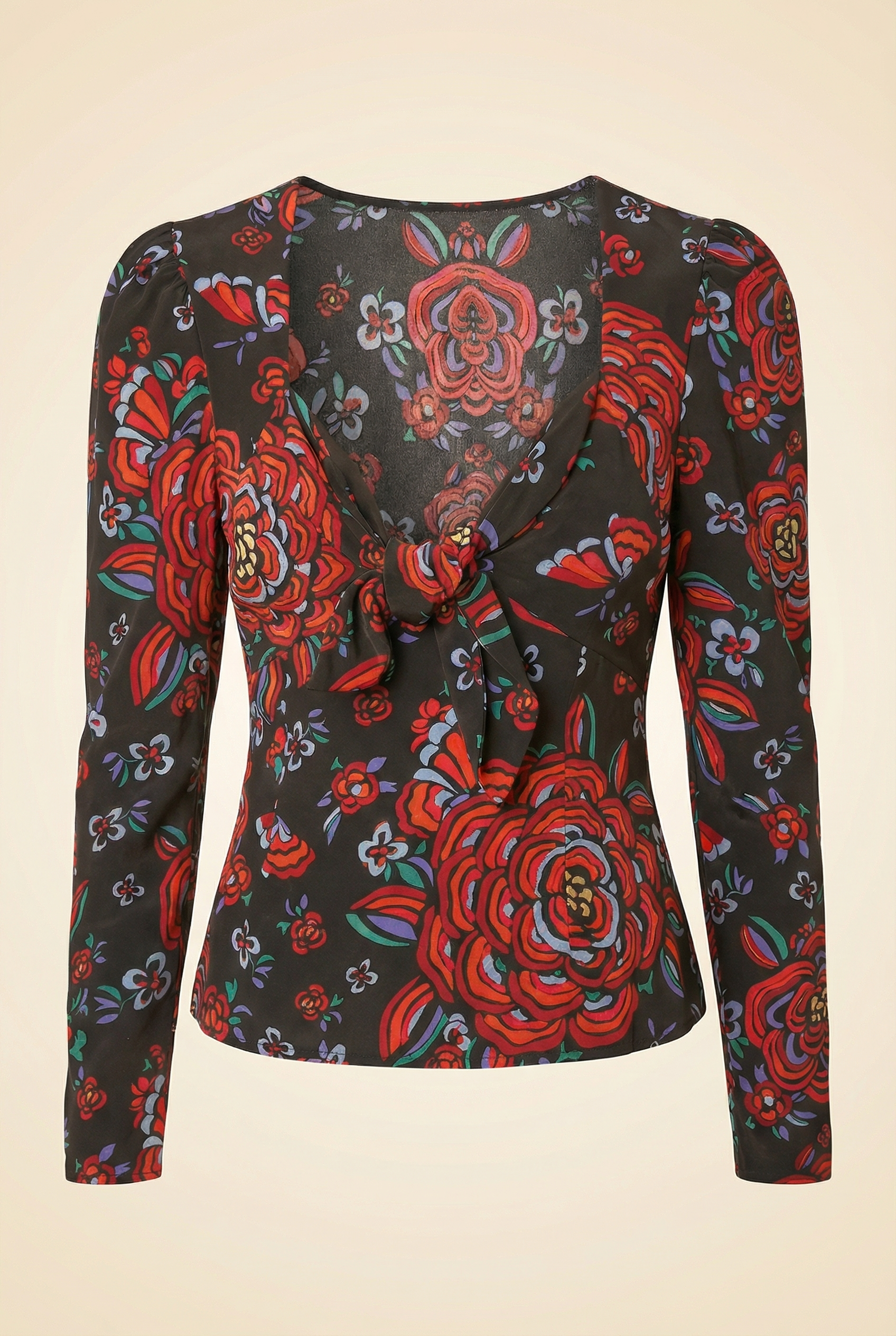 Floral Top in Red