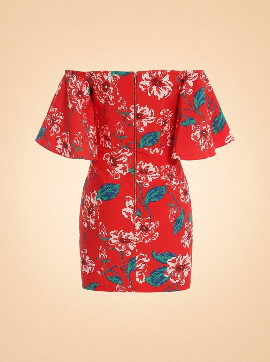 Floral Tuck Sleeve