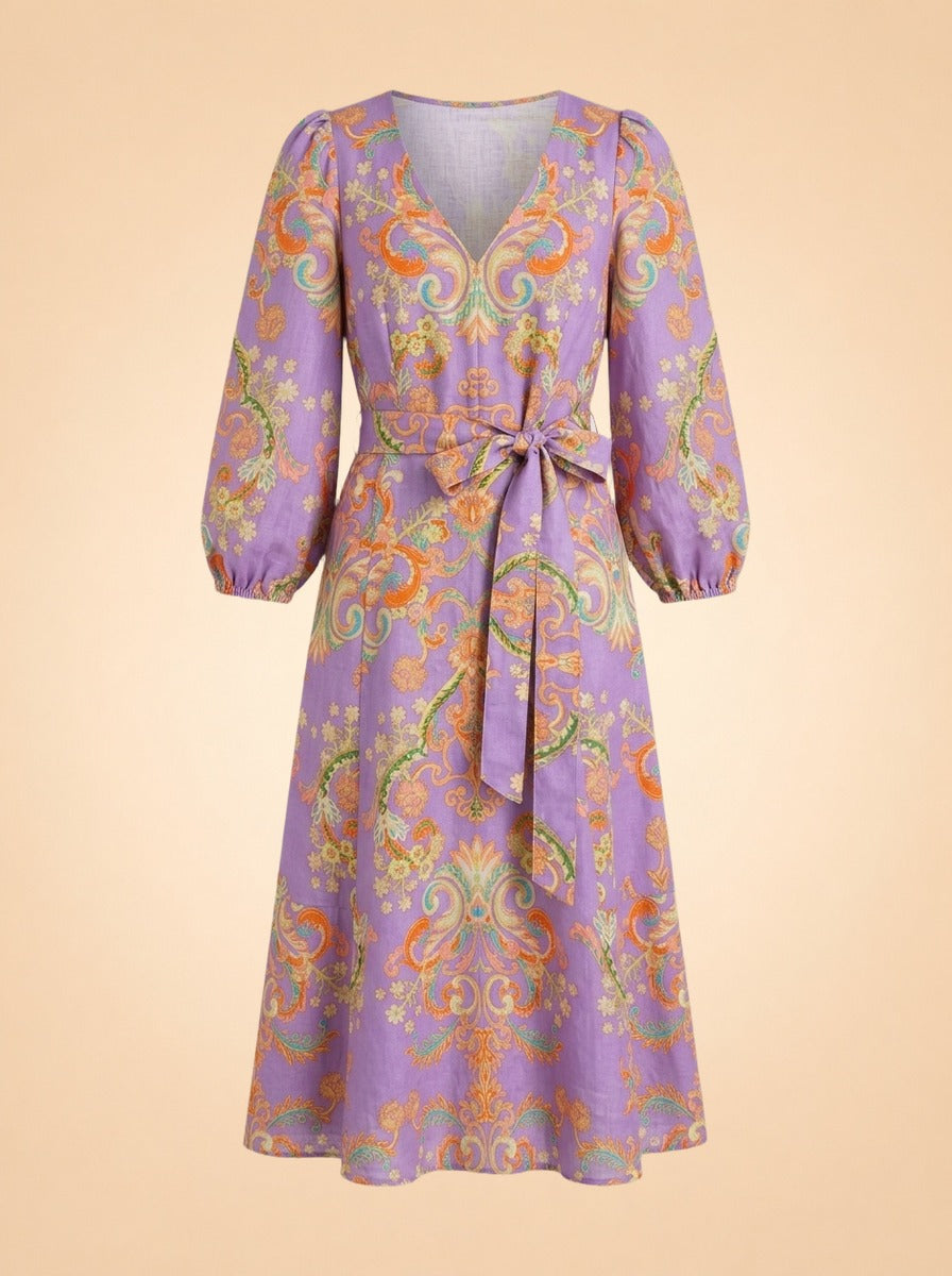 Florence Linen Blend Dress