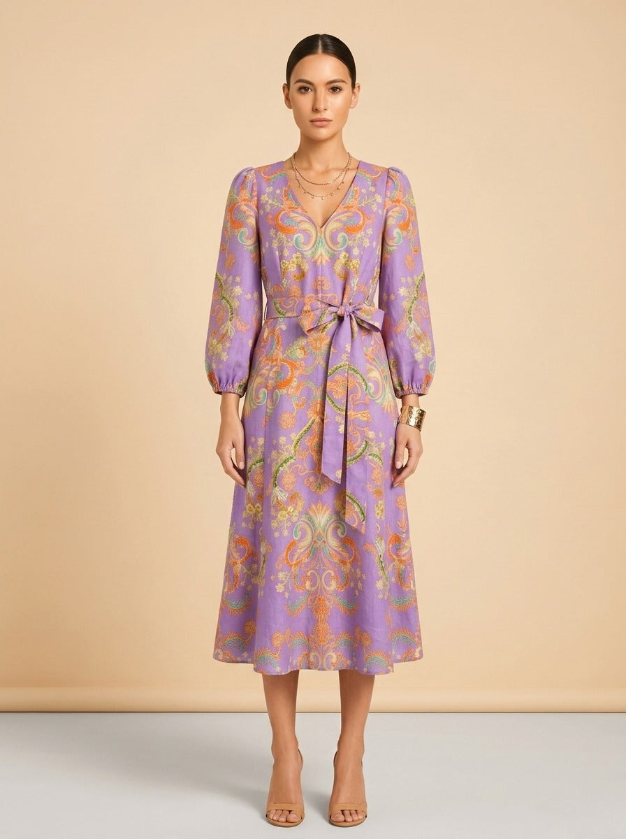 Florence Linen Blend Dress