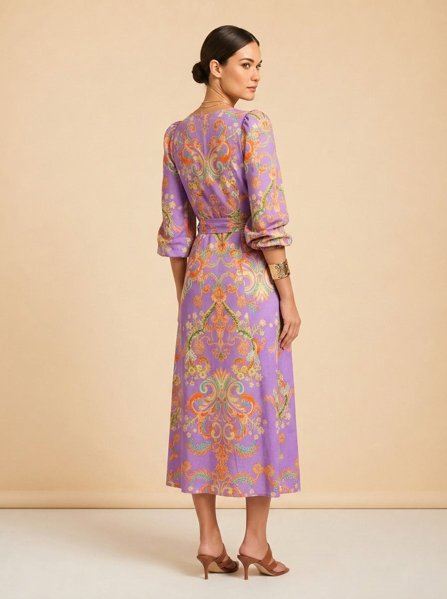 Florence Linen Blend Dress