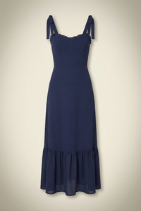 Nikita Midi Navy Dress