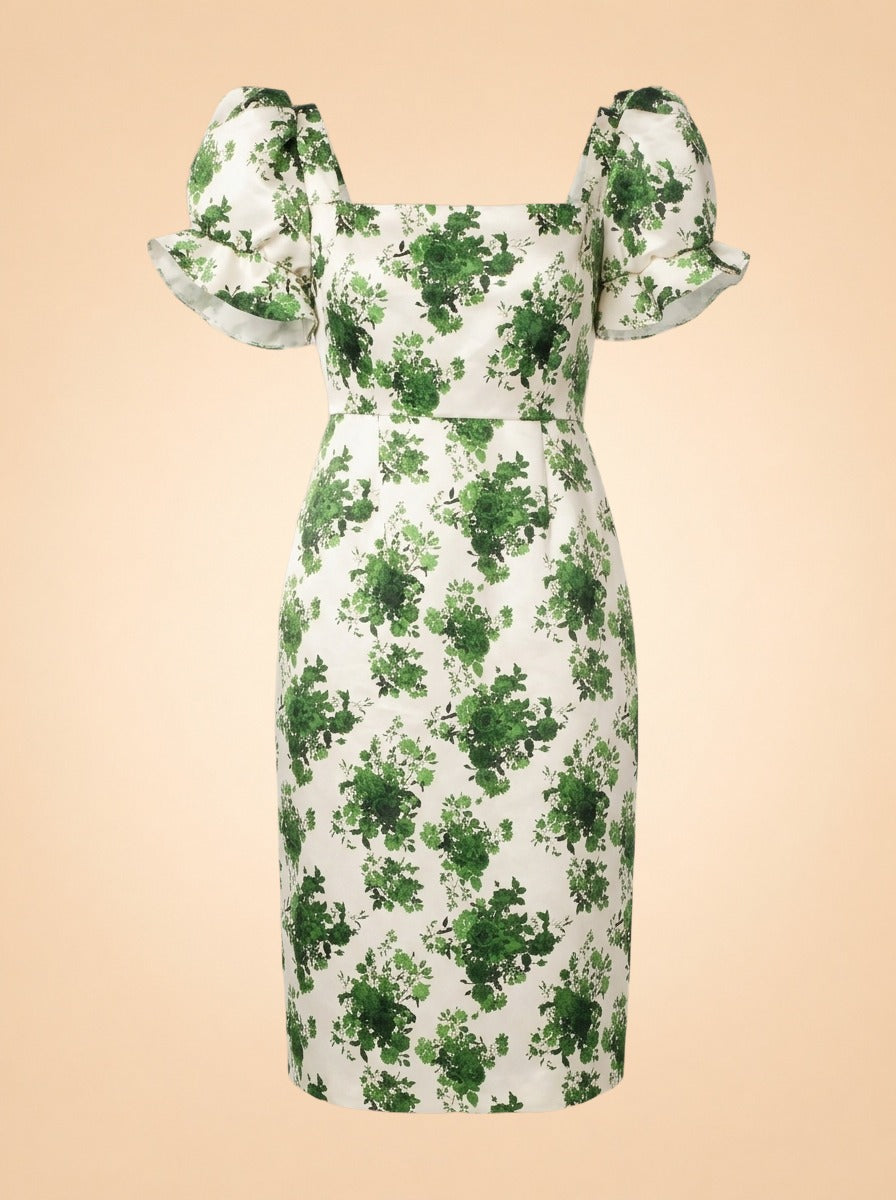 Green Floral ghost_front