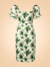 Green Floral ghost_front