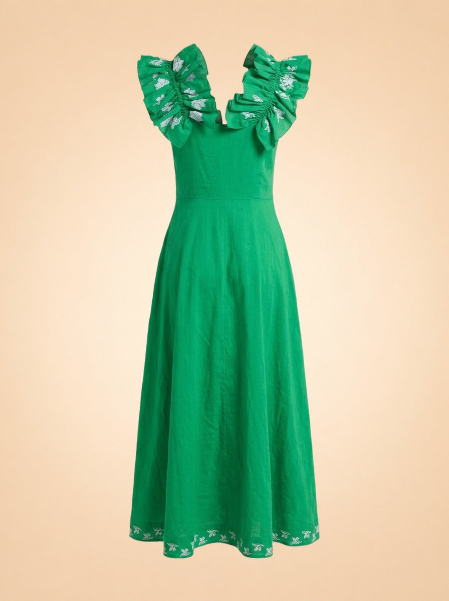 Green Midi Dress