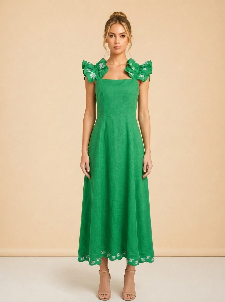 Green Midi Dress