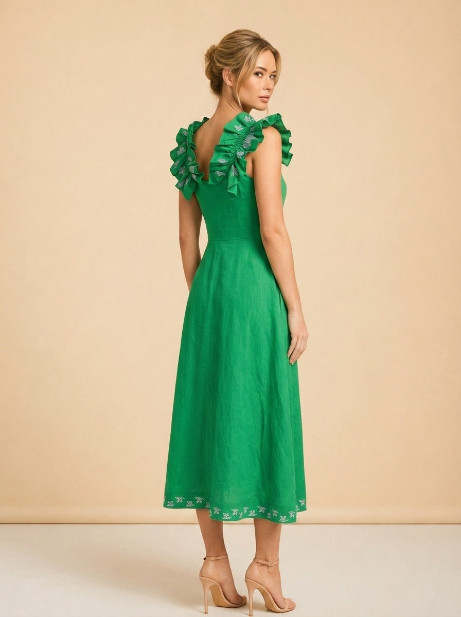 Green Midi Dress